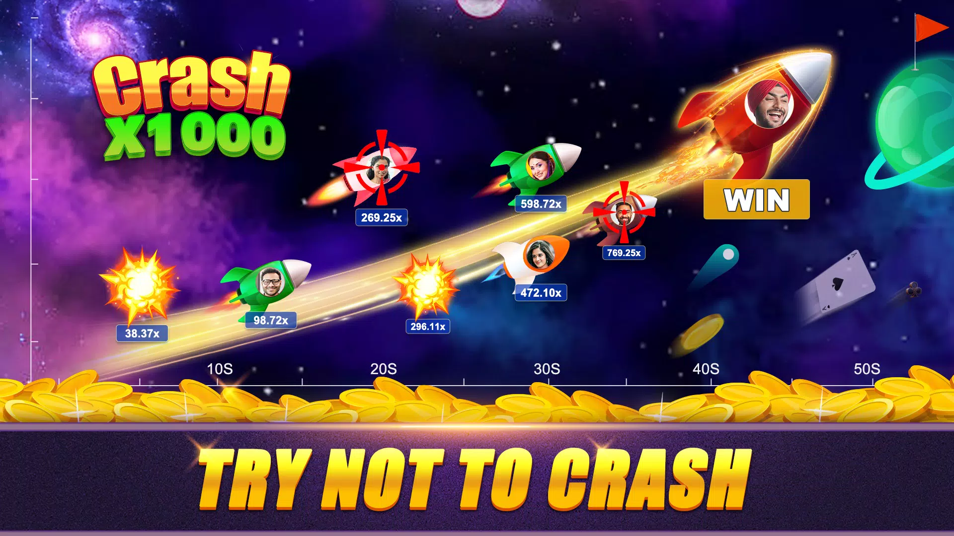 Schermata Crash x1000 - Online Poker 2