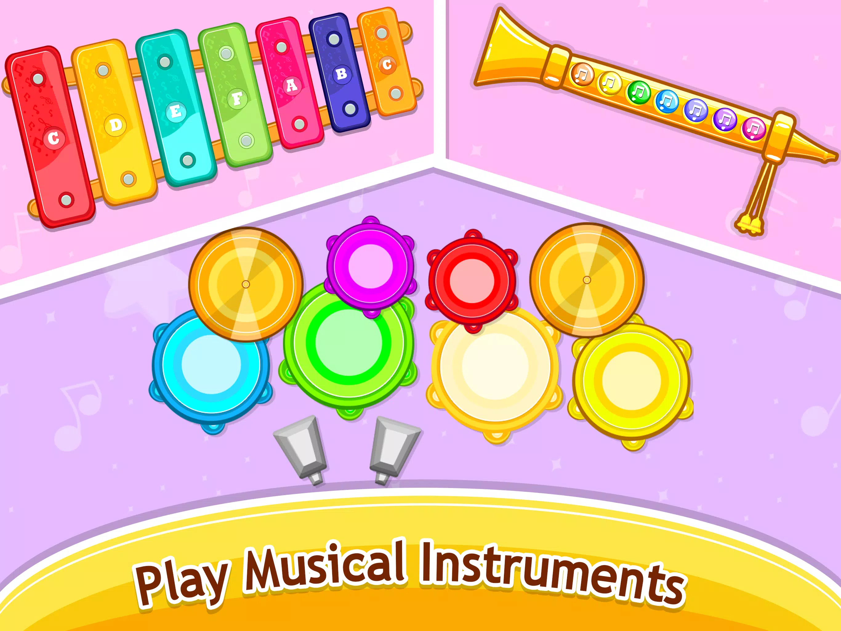 Kids Music piano - games Captura de pantalla 1