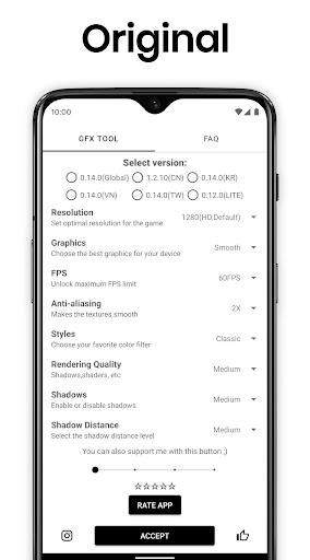 GFX Tool: Launcher & Optimizer स्क्रीनशॉट 0