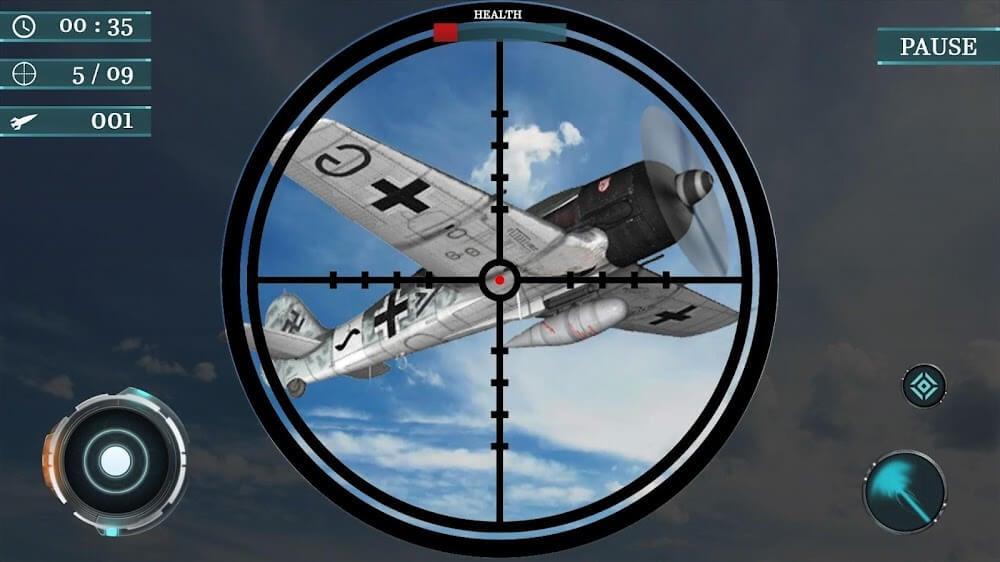 Fighter Jet: Airplane shooting ဖန်သားပြင်ဓာတ်ပုံ 2