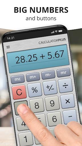 Calculator Plus with History (MOD) Zrzut ekranu 3