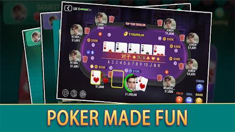 Texas Holdem Poker Master ဖန်သားပြင်ဓာတ်ပုံ 1