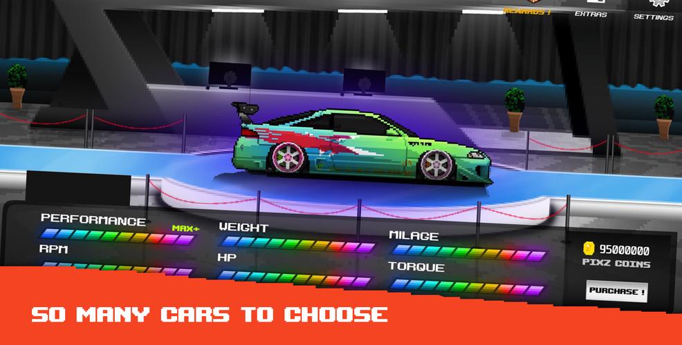 Pixel Car: Reckless Racer應用截圖第2張
