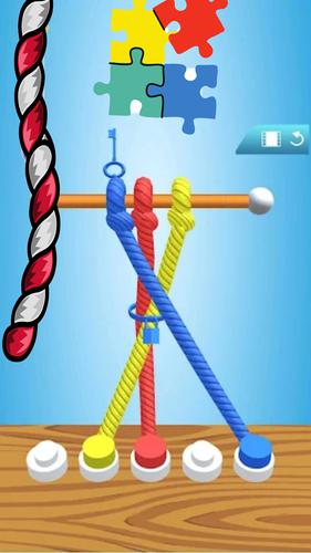 Twisted Tangle Knot 3D Game Скриншот 1