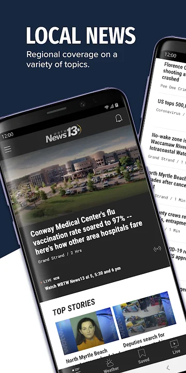 WBTW News 13 Myrtle Beach, SC Zrzut ekranu 0