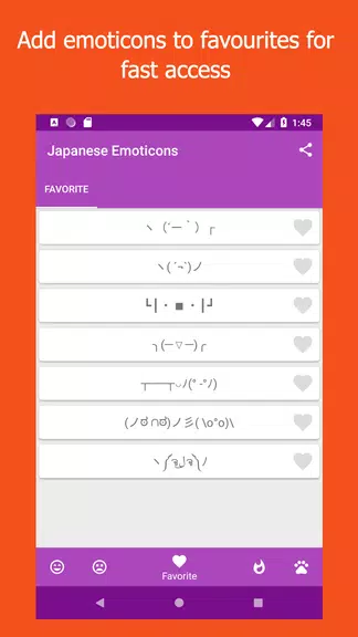 Kikko - Japanese Emoticons Kao スクリーンショット 0