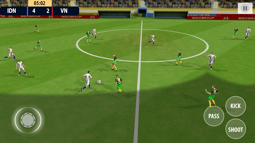 Soccer Hero: Football Game ဖန်သားပြင်ဓာတ်ပုံ 1