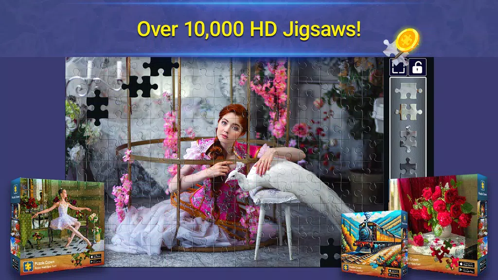 Jigsaw Puzzles Crown: HD Games Ekran Görüntüsü 1