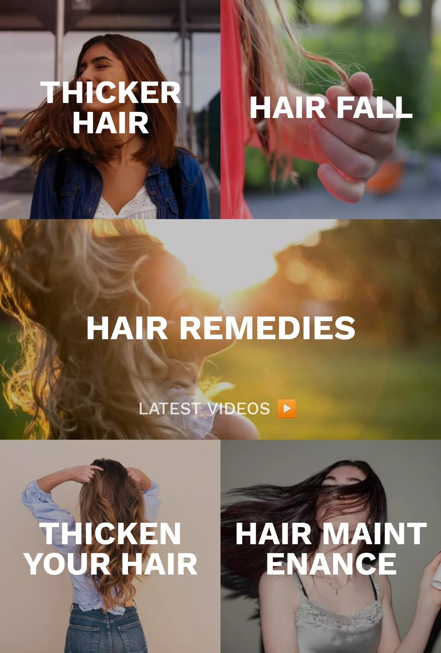 Haircare app for women Schermafbeelding 2