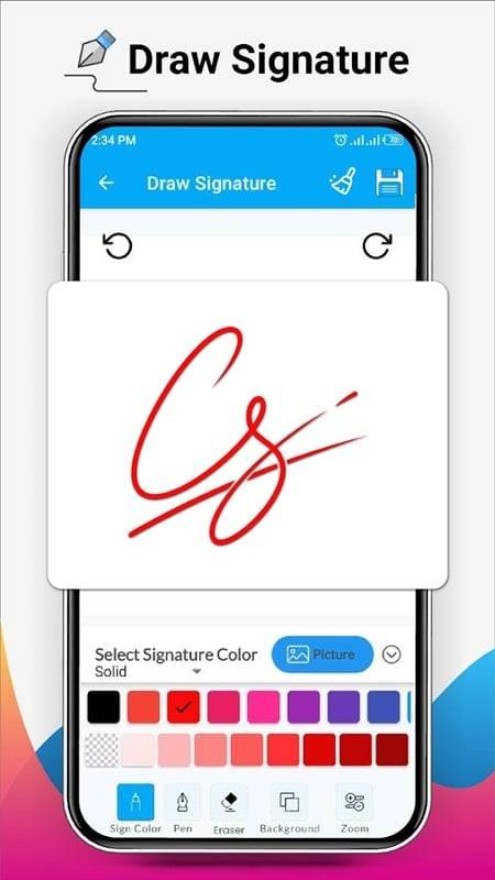 Signature Maker Pro स्क्रीनशॉट 0