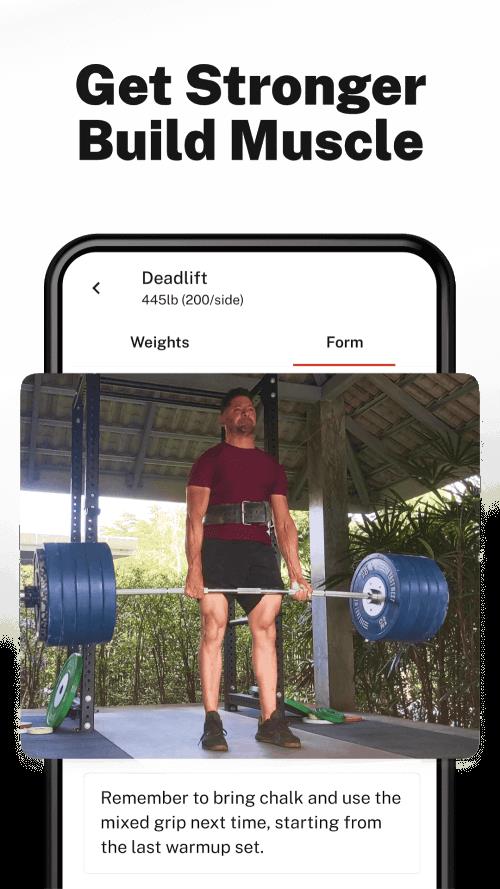 StrongLifts Weight Lifting Log Capture d'écran 1