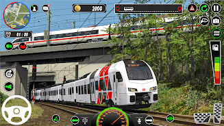 Train Driving Euro Train Games Ekran Görüntüsü 2