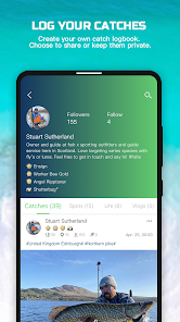 Rippton–Social  Fishing App, Fishing Map, Logbook Schermafbeelding 2