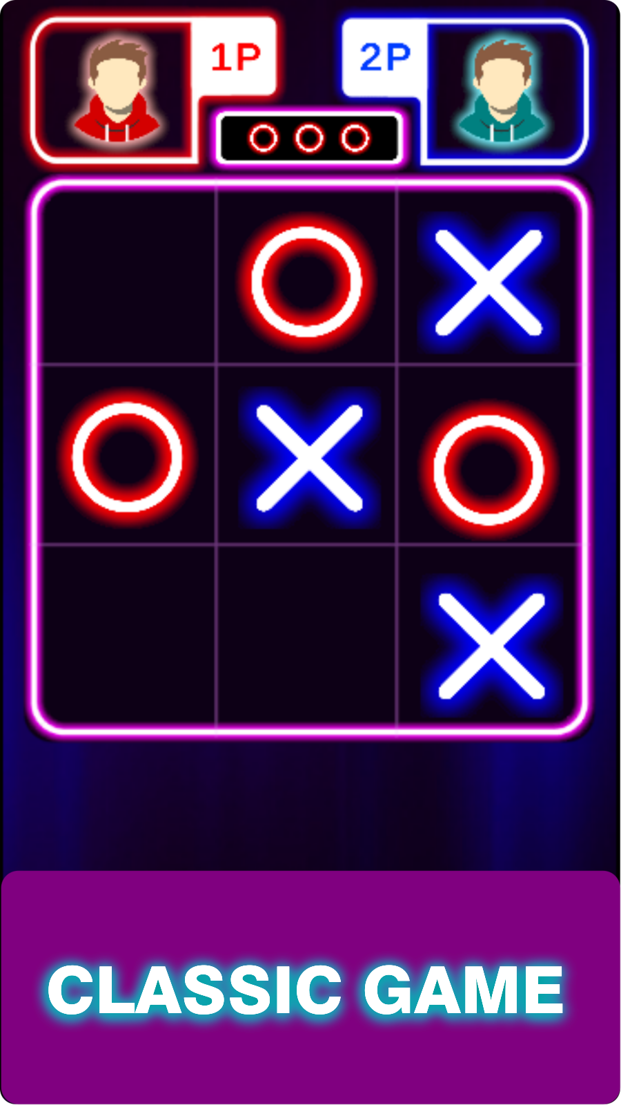 Tic Tac Toe Home : 2 Player XO スクリーンショット 1