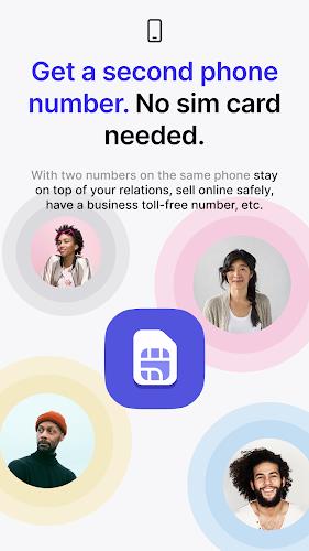 2nd Phone Number: Text & Call應用截圖第0張