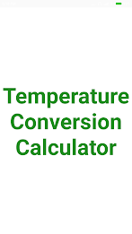 Temperature Converter Schermafbeelding 1