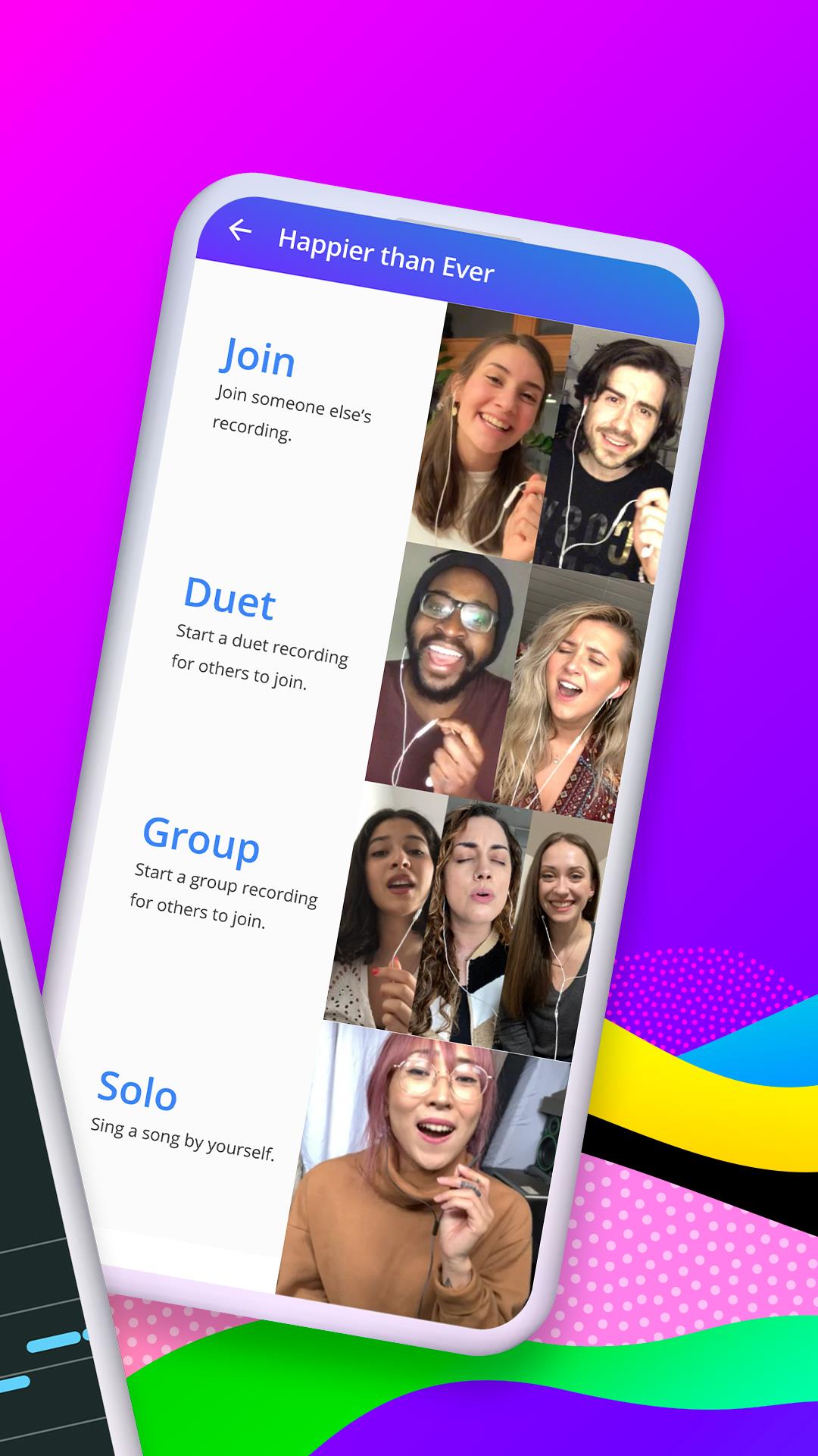 Smule: +10M Karaoke Cançōes Captura de tela 1