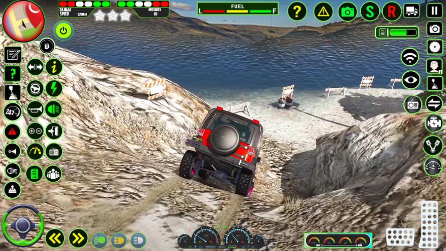 Offroad Jeep Driving Sim 3D Capture d'écran 0