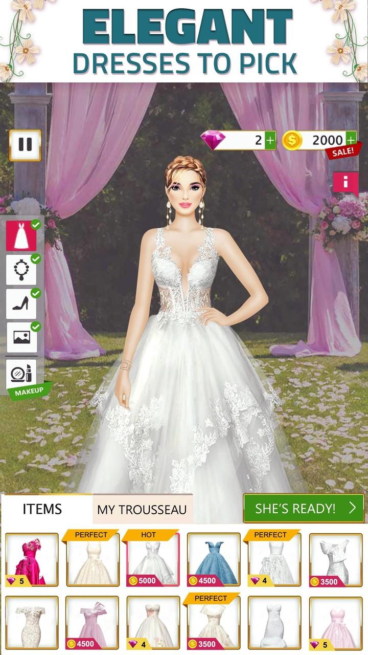 Hochzeitdesigner: Kleiddressup Captura de pantalla 2