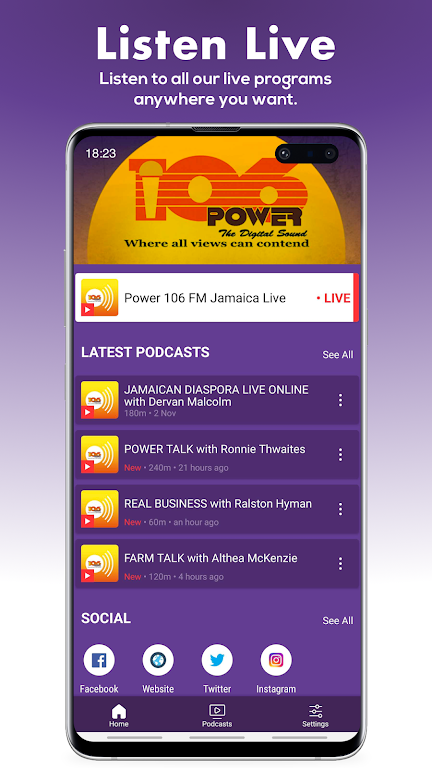 Power 106 FM Jamaica Ảnh chụp màn hình 0