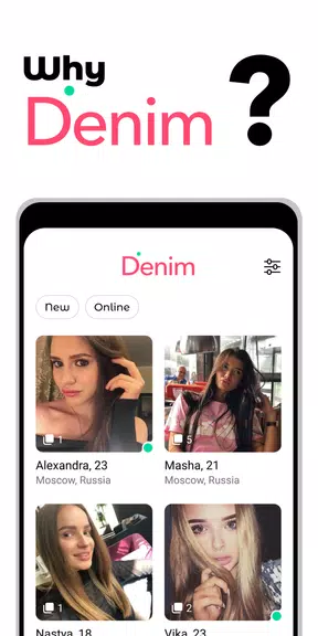 Denim - premium dating app Screenshot 0