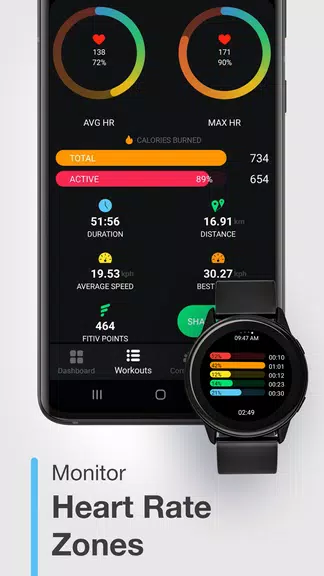 FITIV Pulse Heart Rate Monitor スクリーンショット 3