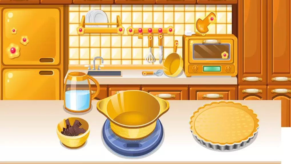 girls cooking games chocolate Captura de tela 1