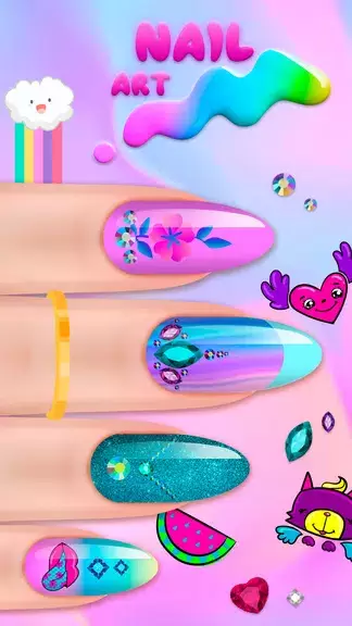 Schermata Girls Nail Salon Game:Nail Art 2