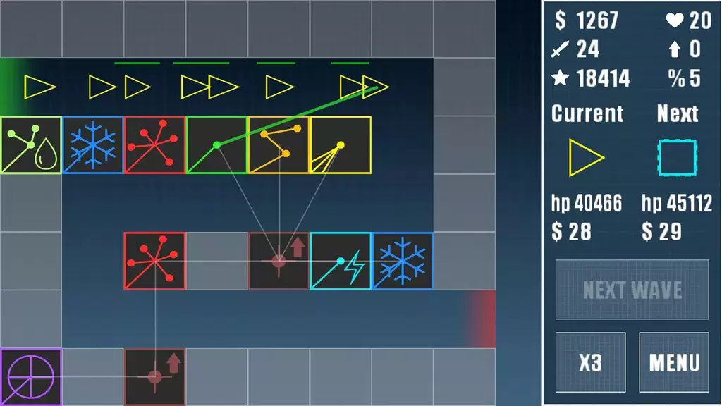 Laser Tower Defense স্ক্রিনশট 1