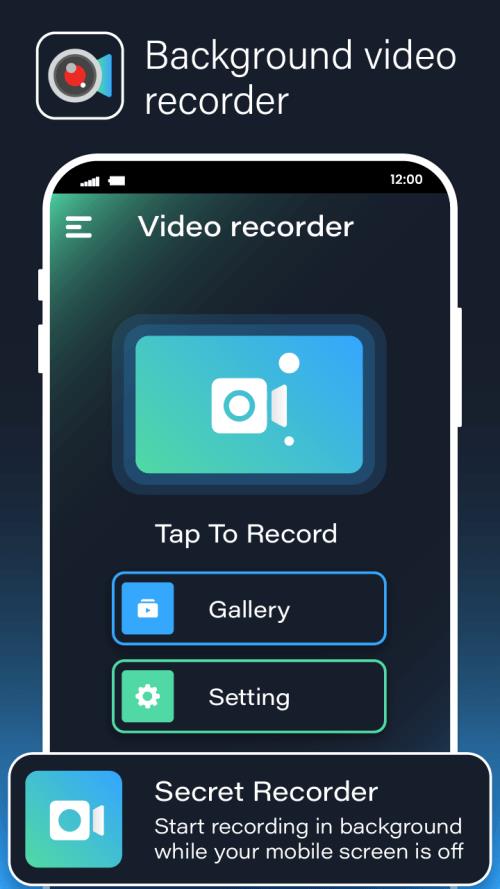 Background Video Recorder Cam Captura de pantalla 0