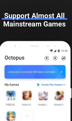 Octopus Gamepad Mouse Keyboard Keymapper Tangkapan skrin 0