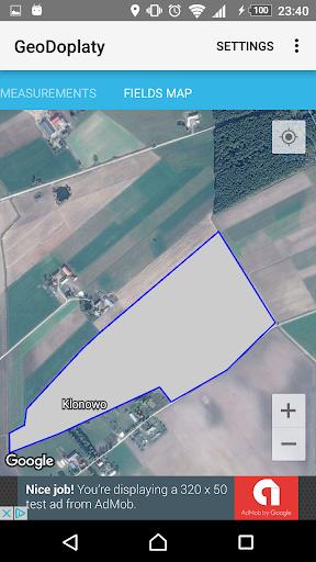 Land Parcels Areas Calculator Zrzut ekranu 1