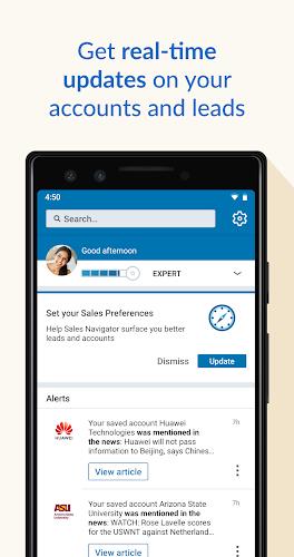 LinkedIn Sales Navigator स्क्रीनशॉट 0