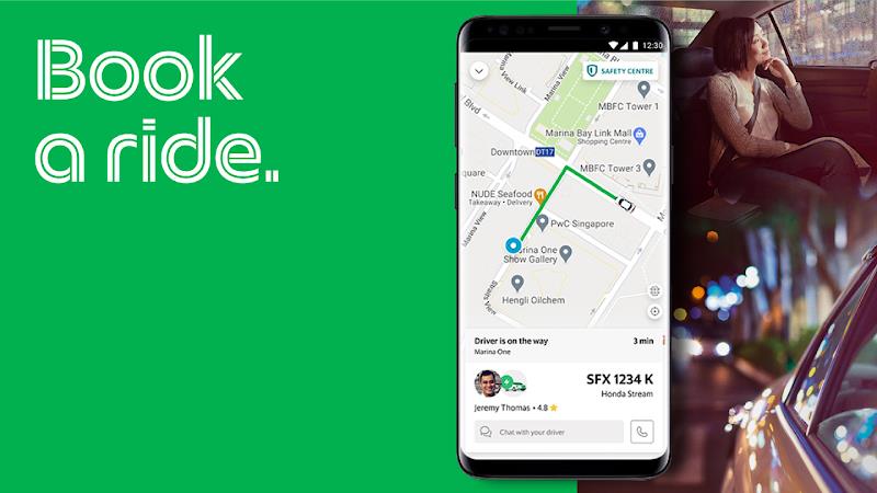 Grab - Taxi & Food Delivery ဖန်သားပြင်ဓာတ်ပုံ 1