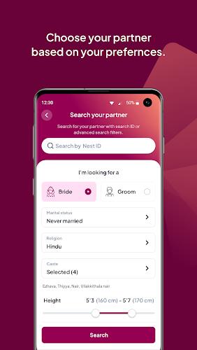 NeST Kerala Matrimony ® App Zrzut ekranu 0