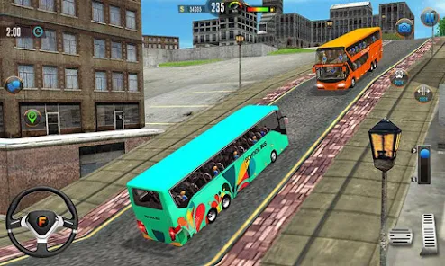 Offroad School Bus Drive Games Скриншот 2