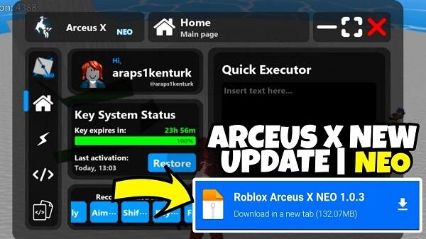 arceus x neo apk per Android