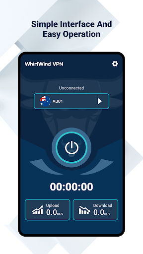 WhirlWind VPN ဖန်သားပြင်ဓာတ်ပုံ 1