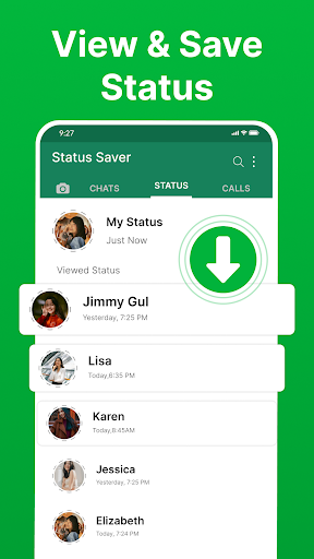 Status Saver: Download Status ဖန်သားပြင်ဓာတ်ပုံ 2