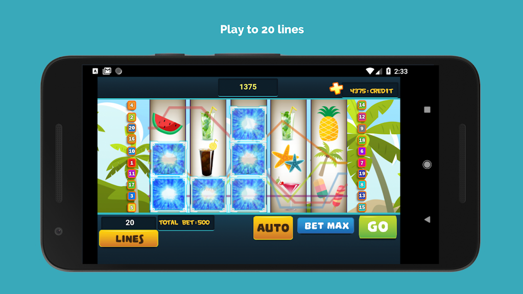 Lucky Vegas - Summer Cocktail Slot Jackpot Machine Ảnh chụp màn hình 1