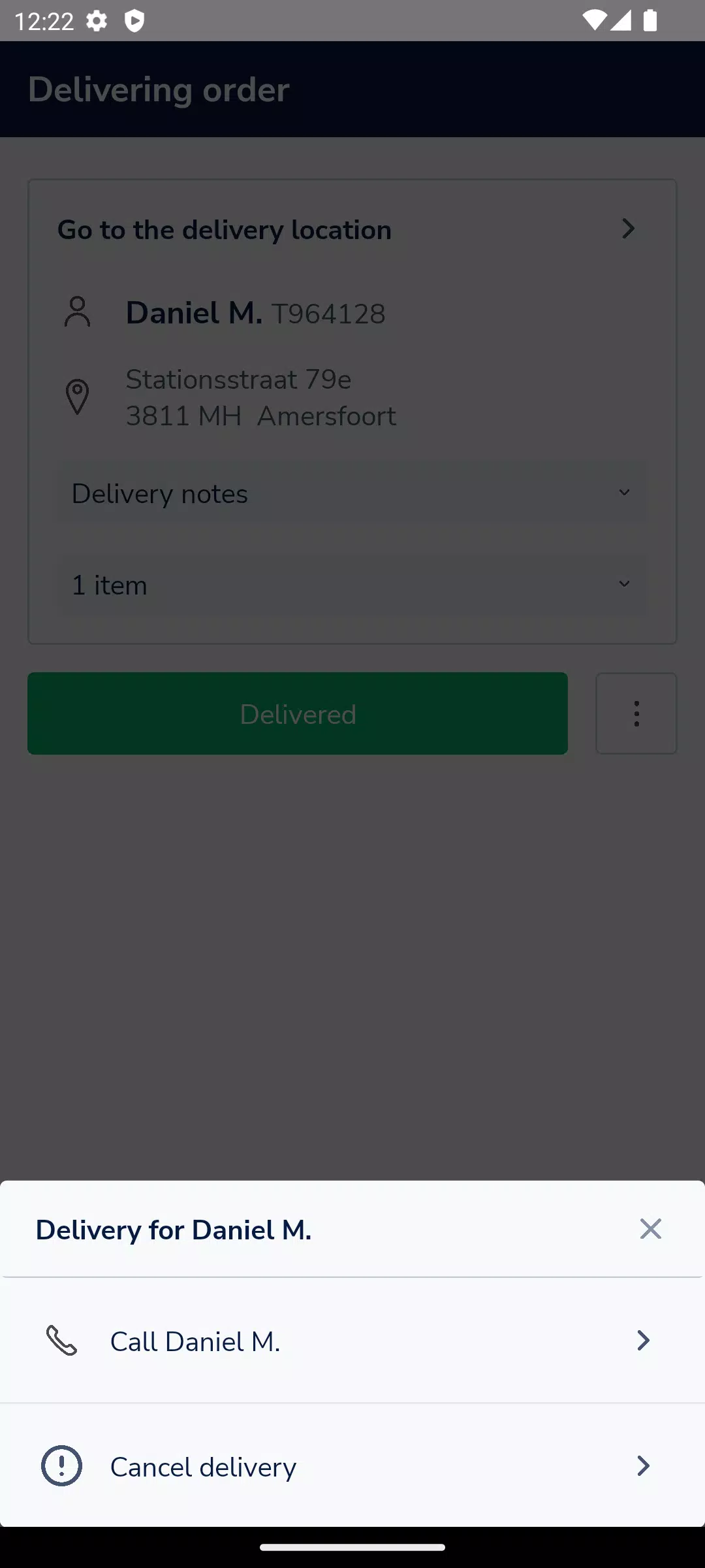 Deliverect for Couriers Capture d'écran 0