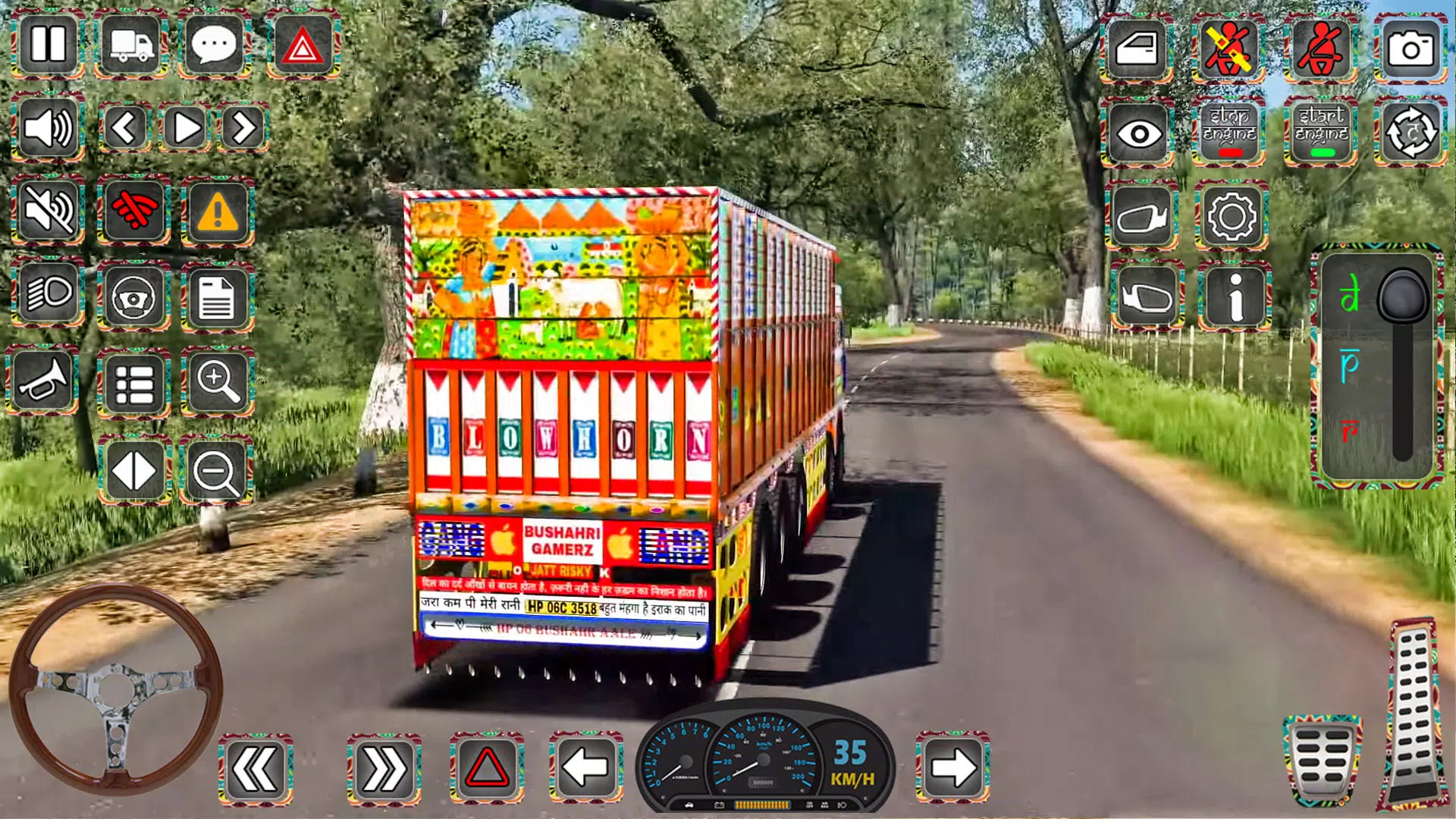 Indian Truck Driver Simulator स्क्रीनशॉट 2
