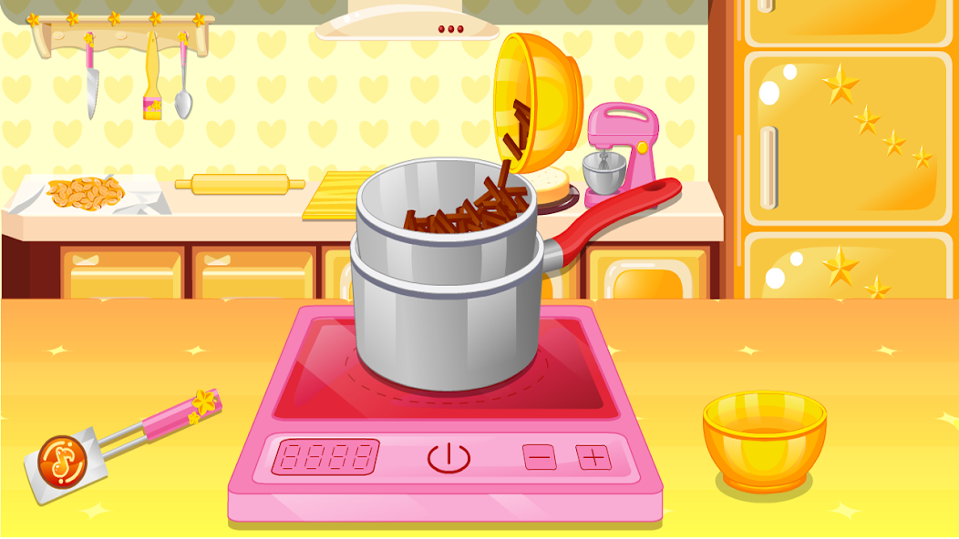 cook cake games hazelnut ဖန်သားပြင်ဓာတ်ပုံ 2