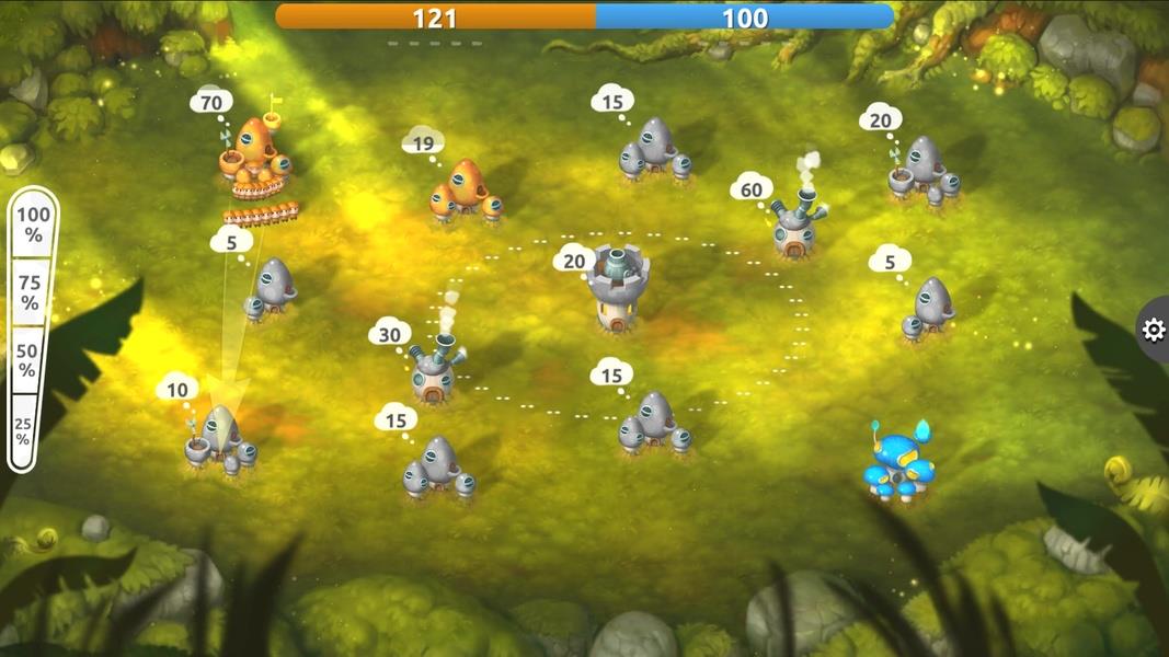 Mushroom Wars 2: RTS Strategy स्क्रीनशॉट 0