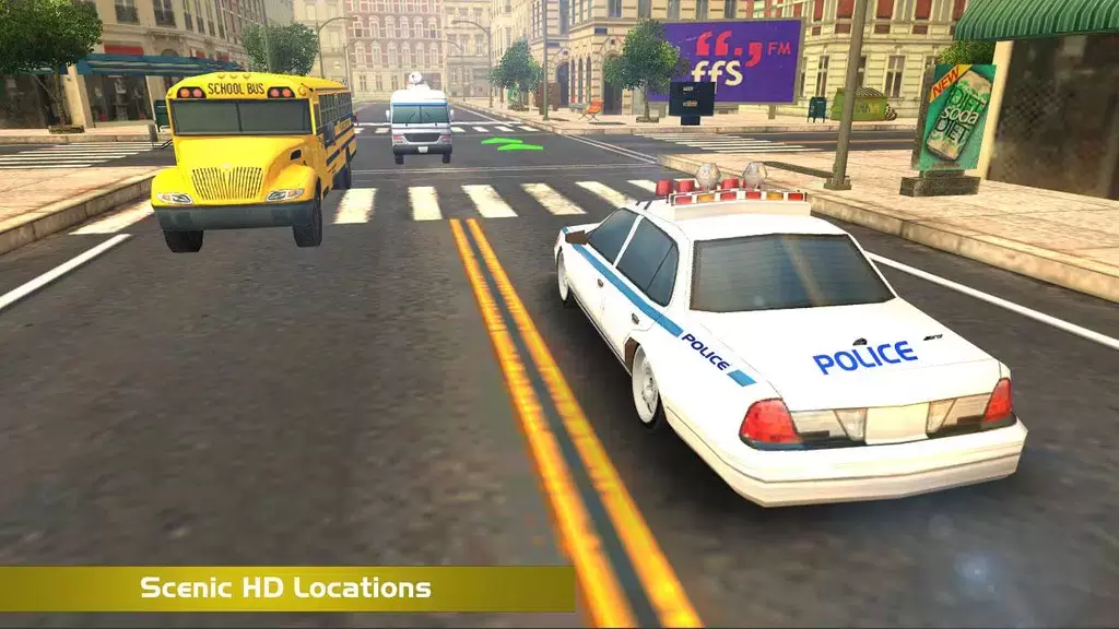 Police Car Sim Tangkapan skrin 3