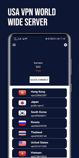 USA VPN Fast: Secure VPN Proxy স্ক্রিনশট 1