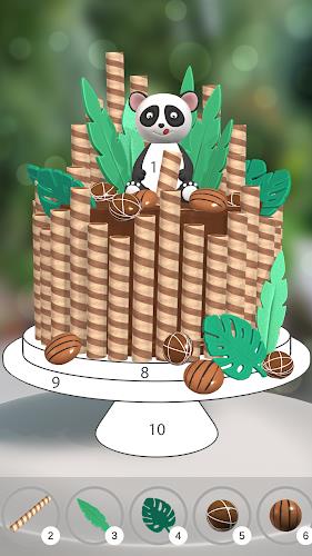 Cake Coloring 3D Ảnh chụp màn hình 2