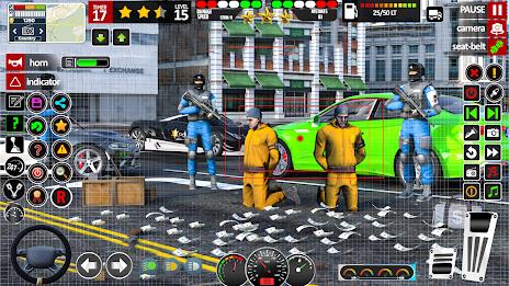 Car Game - Police Car Chase ဖန်သားပြင်ဓာတ်ပုံ 1