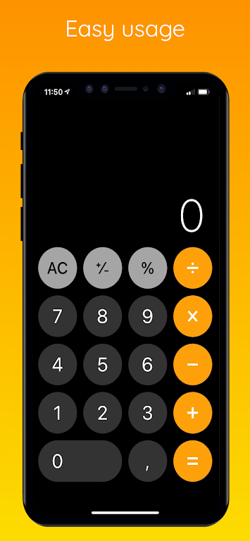 Calculator iOS 17 ภาพหน้าจอ 0