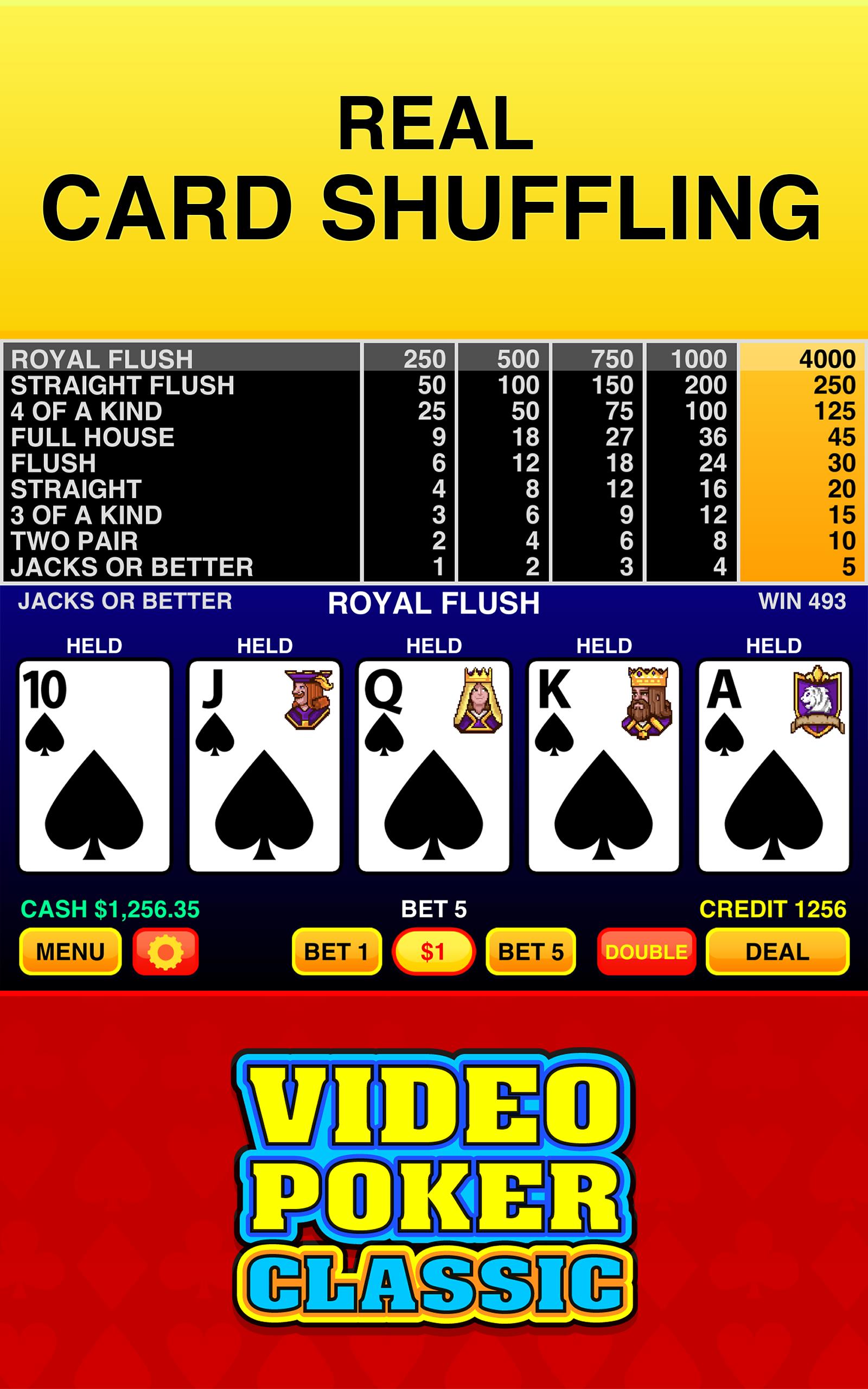 Video Poker Classic ® Capture d'écran 2